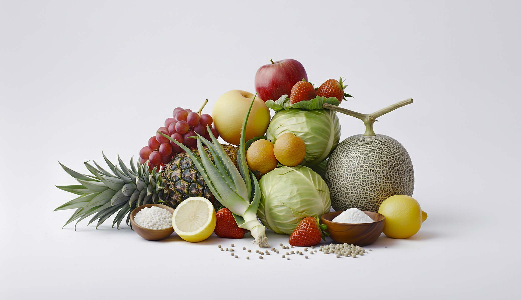 野菜、果物、穀物など17種の健康原料